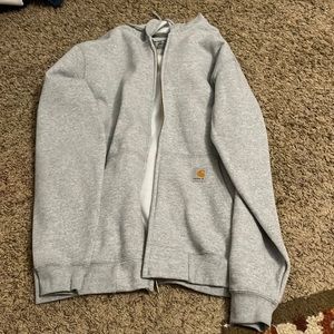 Grey carhartt zip up
